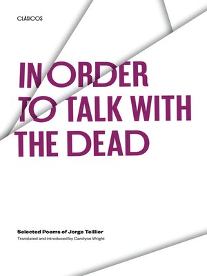 cover image of In Order to Talk with the Dead